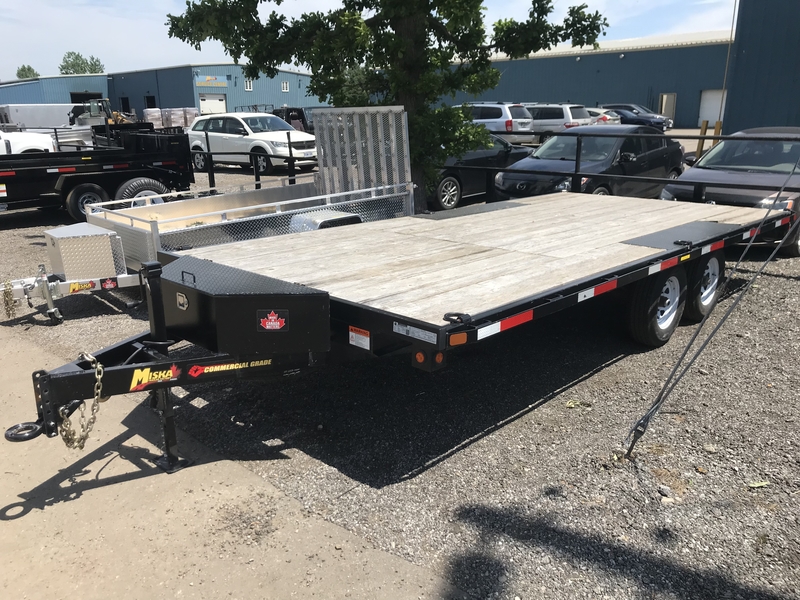 2023 Miska Sportsman 18' Flatbed Trailer
